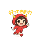 パーカーちゃん（赤）（個別スタンプ：24）