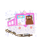 鉄道で働くクマ（個別スタンプ：7）