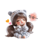 大切な人に送る❤️ ラブラブカップルの日常（個別スタンプ：16）