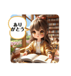 #cozy library[日常会話と敬語]日本語（個別スタンプ：23）