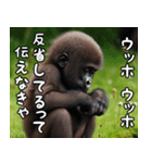ウッホウッホ伝えるゴリラ【面白い・動物】（個別スタンプ：26）