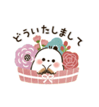 動く♡ほんわかシマエナガさん♡梅雨＆初夏（個別スタンプ：20）