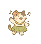 いっしょにねこたちとアクティビティ！（個別スタンプ：1）