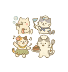 いっしょにねこたちとアクティビティ！（個別スタンプ：3）