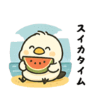 北海道雪の妖精・可愛い版 日本語版（個別スタンプ：3）