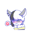 ✝死神ケモノのハーツくん✝（個別スタンプ：3）