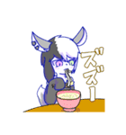 ✝死神ケモノのハーツくん✝（個別スタンプ：18）