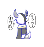 ✝死神ケモノのハーツくん✝（個別スタンプ：28）