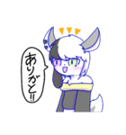 ✝死神ケモノのハーツくん✝（個別スタンプ：35）