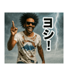 とにかく明るい黒人④（個別スタンプ：6）