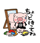子ブタ3きょうだい  毎日使えるスタンプ12（個別スタンプ：10）