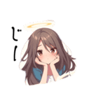 つよカワ女子のささやき（個別スタンプ：2）