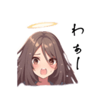 つよカワ女子のささやき（個別スタンプ：3）