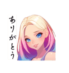 つよカワ女子のささやき（個別スタンプ：7）