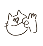 白いねこのすけ（個別スタンプ：10）