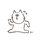 白いねこのすけ（個別スタンプ：11）
