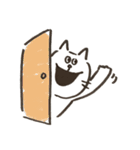 白いねこのすけ（個別スタンプ：15）