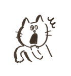 白いねこのすけ（個別スタンプ：16）