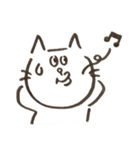 白いねこのすけ（個別スタンプ：18）