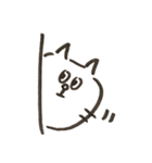 白いねこのすけ（個別スタンプ：25）