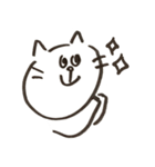 白いねこのすけ（個別スタンプ：26）
