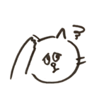 白いねこのすけ（個別スタンプ：30）