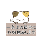 動く！毎日五月病なねこたち 敬語（個別スタンプ：21）