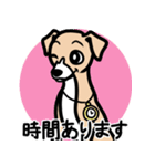 【フォーン2】1年中使える♡パピーイタグレ（個別スタンプ：21）