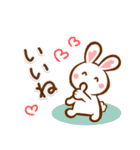 夏間近❣ハート耳のうさぎさん（個別スタンプ：11）