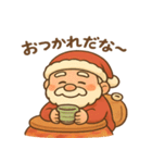 おやじサンタのほっこりスタンプ（個別スタンプ：1）