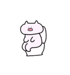 へいぼんなぶたさん（個別スタンプ：15）