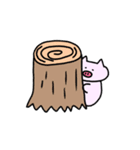 へいぼんなぶたさん（個別スタンプ：18）