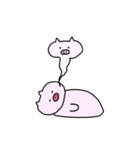 へいぼんなぶたさん（個別スタンプ：23）