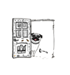 落書きな毎日使えるパグ（個別スタンプ：20）