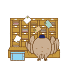 梟の郵便屋さん（個別スタンプ：36）