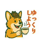 帽子好きのコーギー（個別スタンプ：17）
