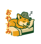 帽子好きのコーギー（個別スタンプ：32）