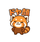 そっと寄り添うレッサーパンダのスタンプ（個別スタンプ：12）