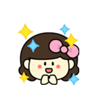 あのりぼんの子【毎日使える】（個別スタンプ：2）