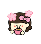 あのりぼんの子【毎日使える】（個別スタンプ：22）