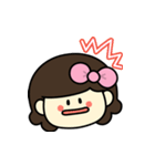 あのりぼんの子【毎日使える】（個別スタンプ：23）