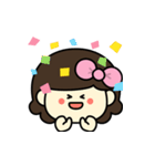 あのりぼんの子【毎日使える】（個別スタンプ：25）