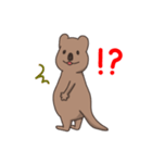 ゆる〜いクアッカワラビー（個別スタンプ：6）