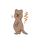 ゆる〜いクアッカワラビー（個別スタンプ：30）