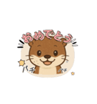 かかかカワウソ（個別スタンプ：4）