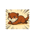 かかかカワウソ（個別スタンプ：8）