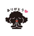 黒トイプードル_ハッピーな日々（個別スタンプ：12）