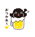 黒トイプードル_ハッピーな日々（個別スタンプ：22）