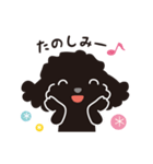 黒トイプードル_ハッピーな日々（個別スタンプ：26）