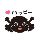 黒トイプードル_ハッピーな日々（個別スタンプ：35）